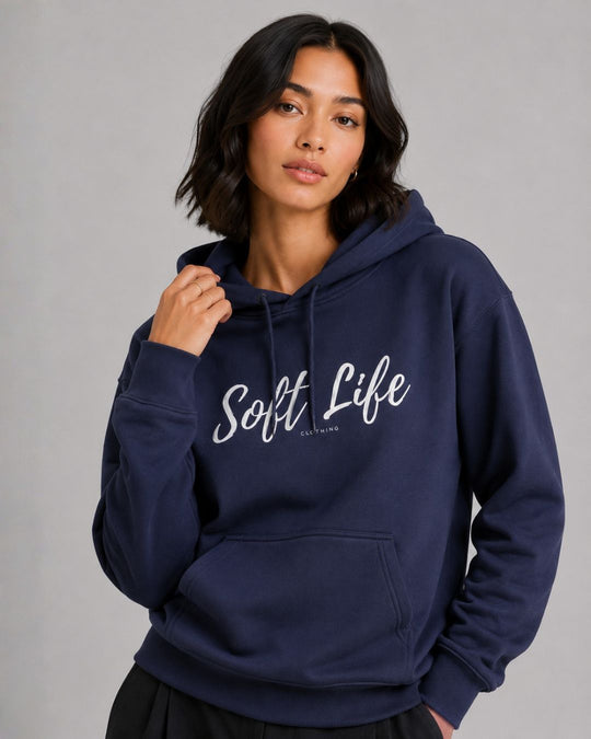 Soft Life Hoodie Blue