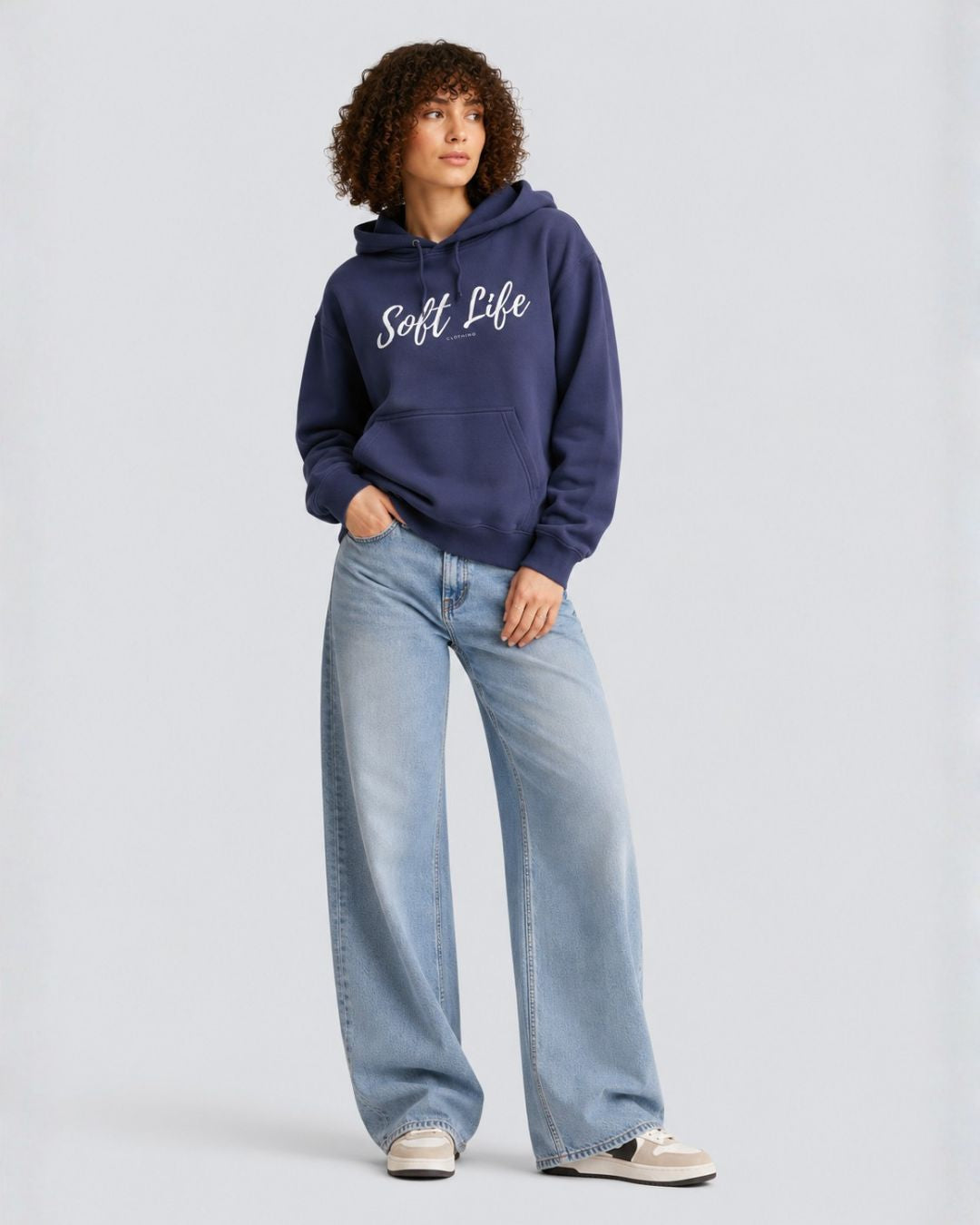 Soft Life Hoodie Blue
