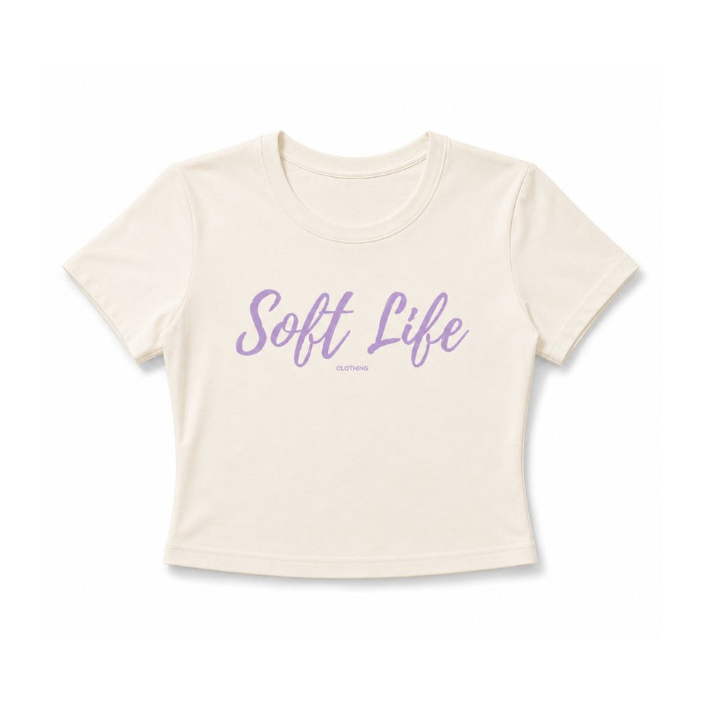 Soft Life Women's Crop Top Ivory