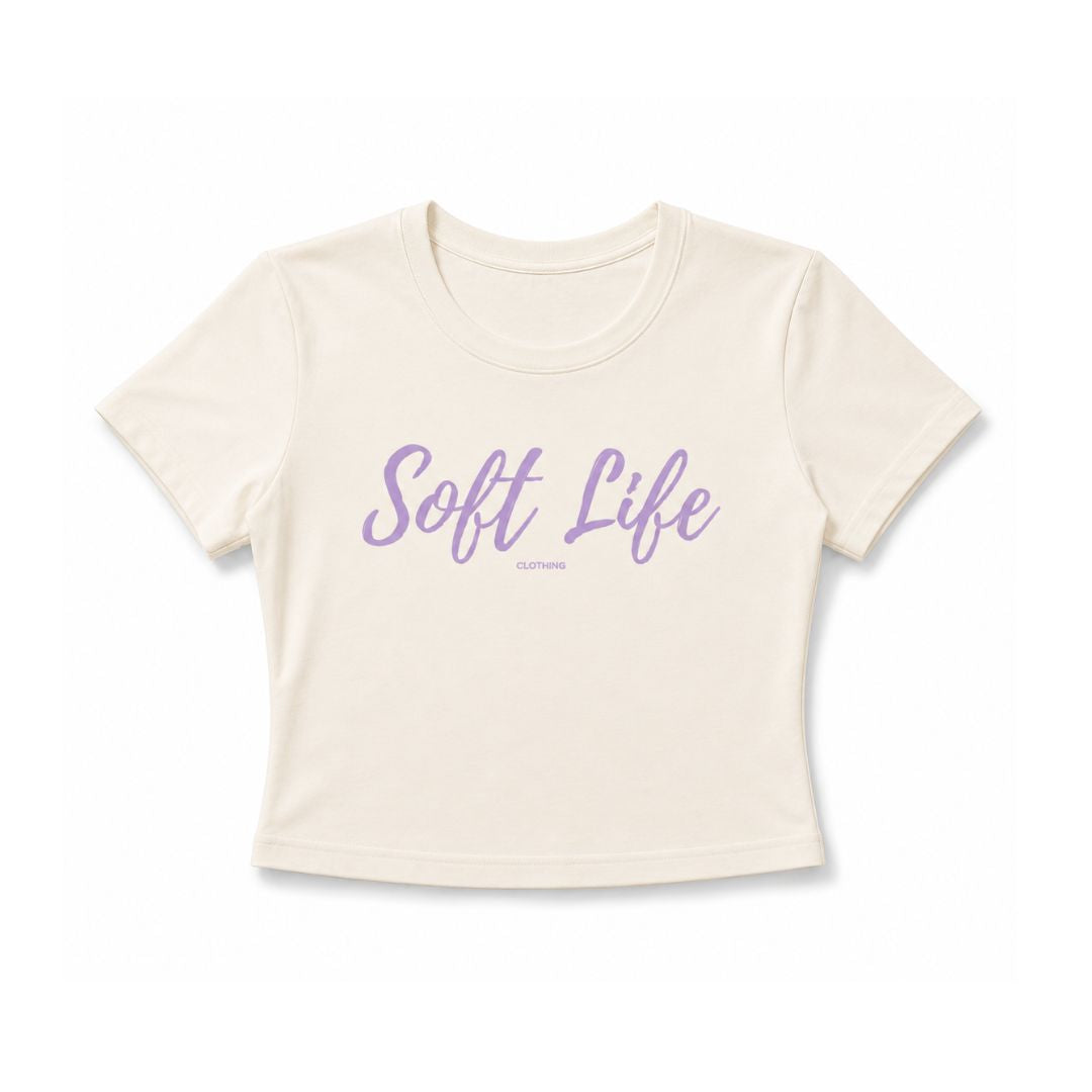 Soft Life Women's Crop Top Ivory