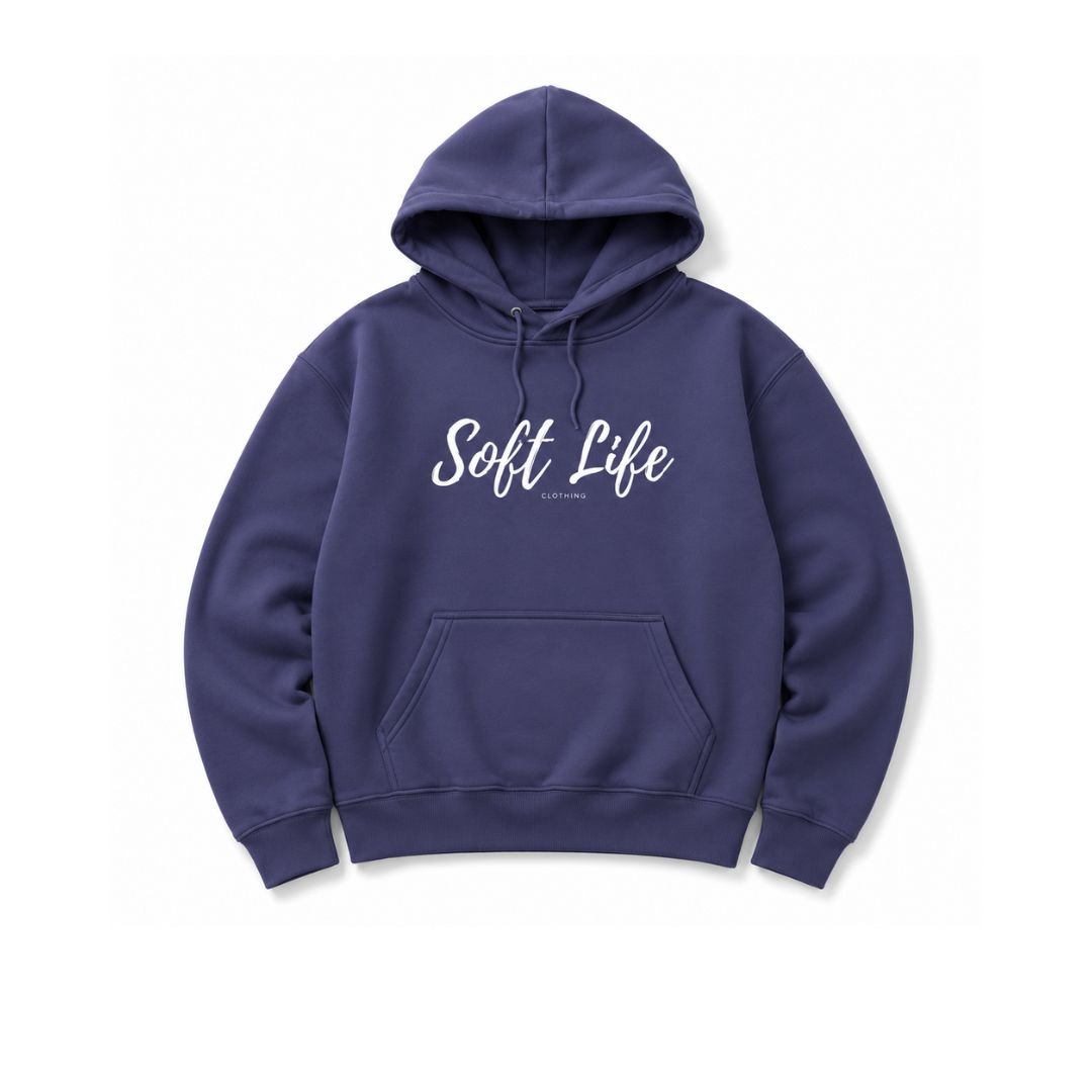 Soft Life Hoodie Blue