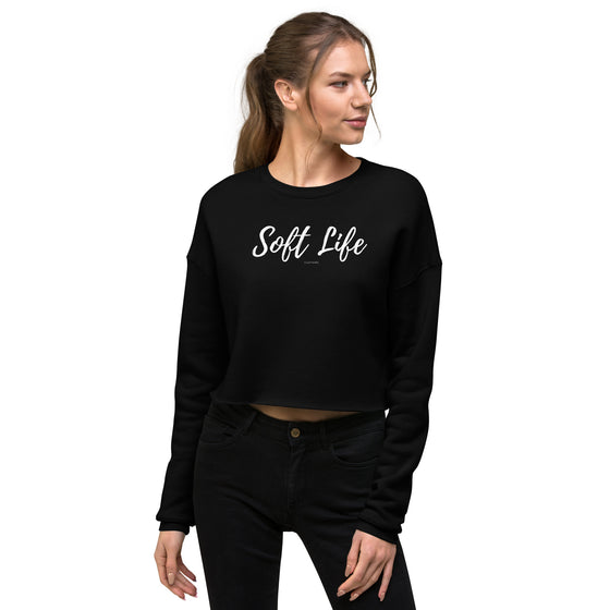 2.    Soft Life Crop Sweatshirt