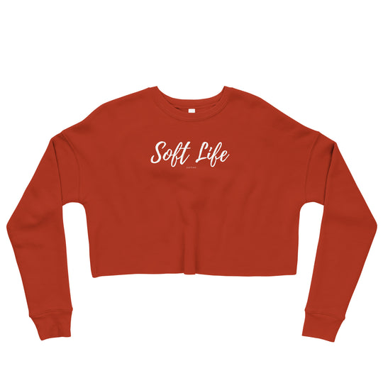 2.    Soft Life Crop Sweatshirt