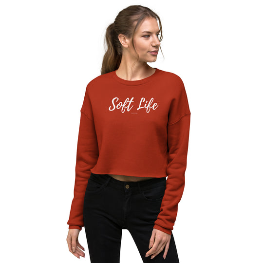 2.    Soft Life Crop Sweatshirt