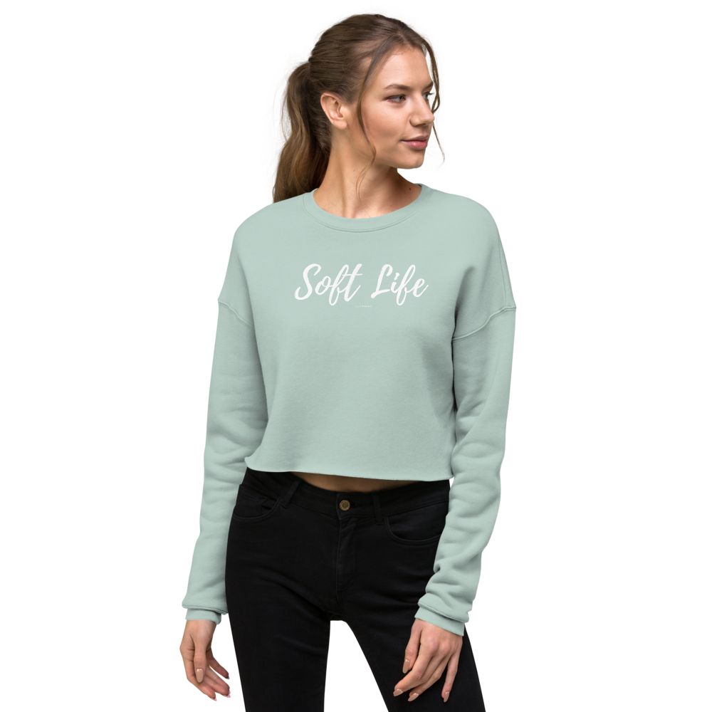 2.    Soft Life Crop Sweatshirt