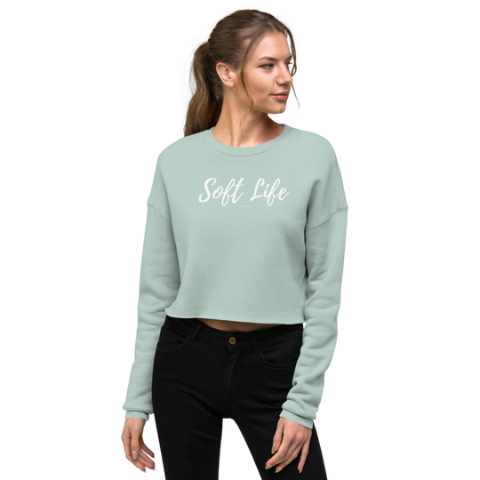 2.    Soft Life Crop Sweatshirt