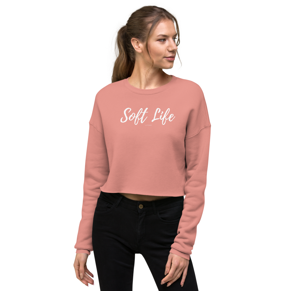 2.    Soft Life Crop Sweatshirt