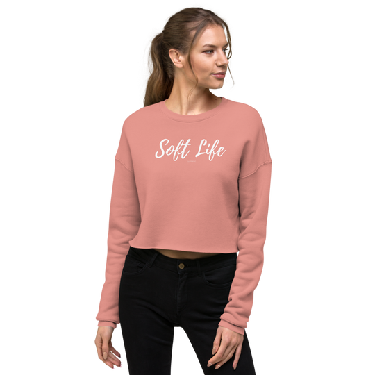 2.    Soft Life Crop Sweatshirt