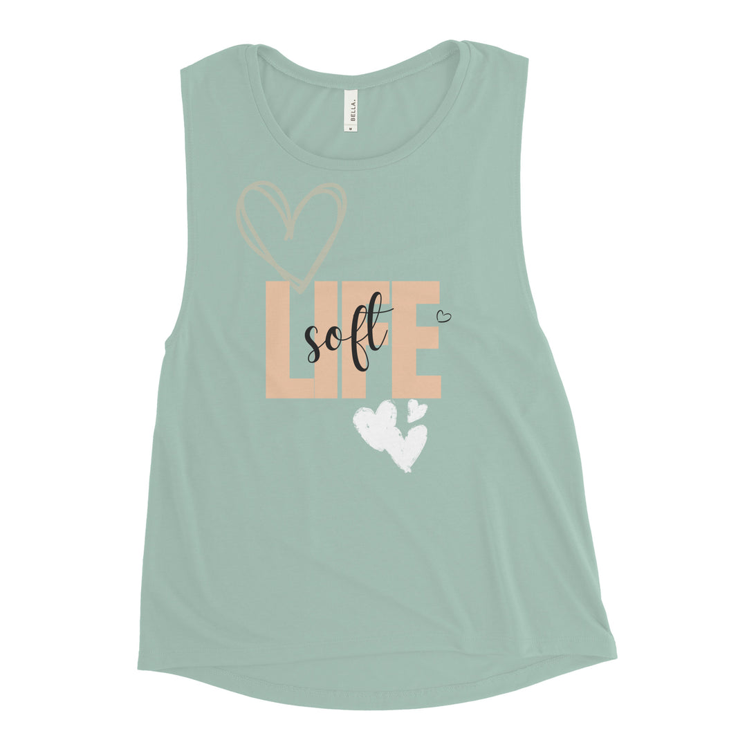 6.    Soft Life Ladies’ Muscle Tank