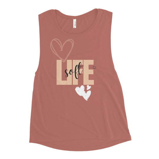 6.    Soft Life Ladies’ Muscle Tank